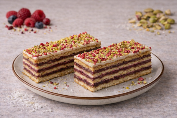 Málnás Pisztáciás Zserbó